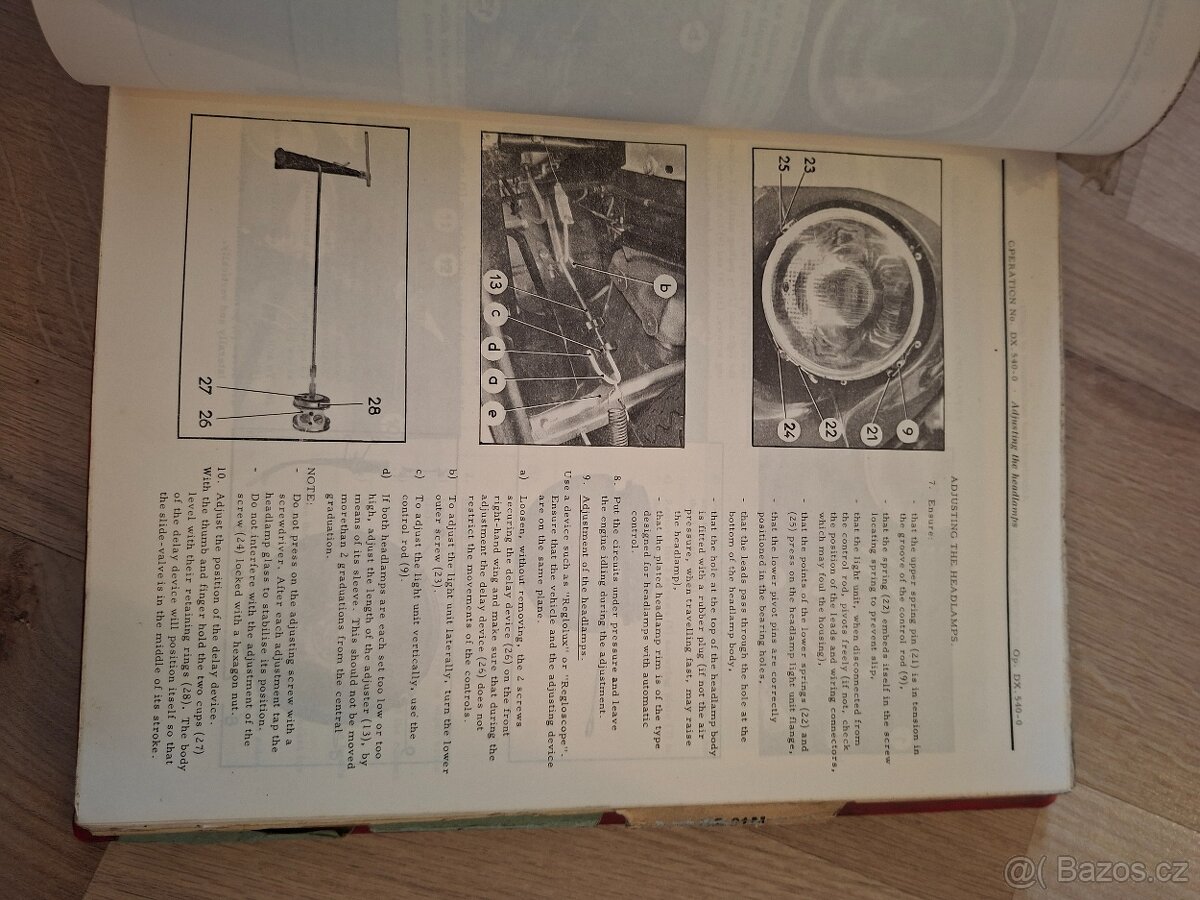 Dílenská příručka Citroën DS 19 DS 21 - 9