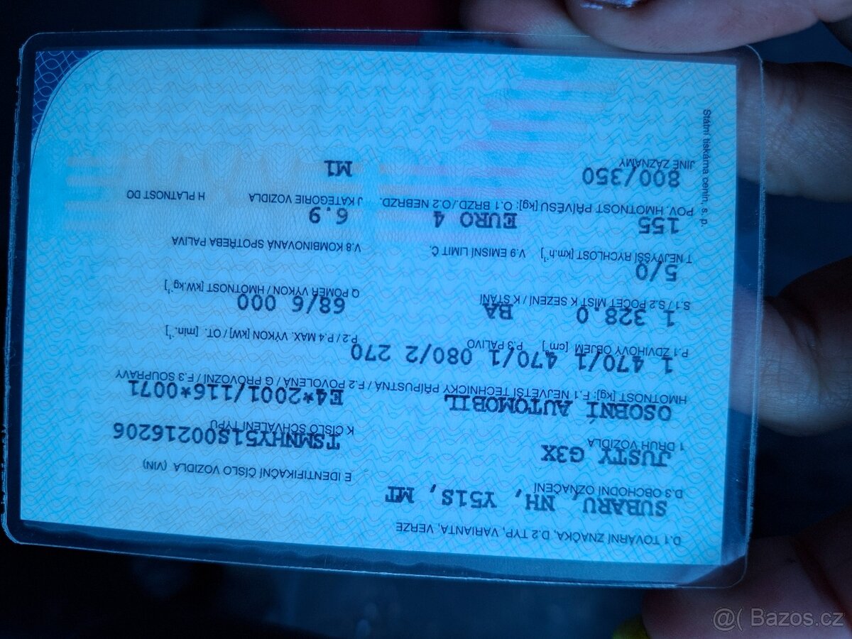 Subaru justy 1,3 4x4 2005 - 9