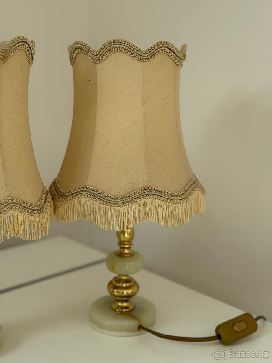 Lampičky se zlatým zdobením - 9