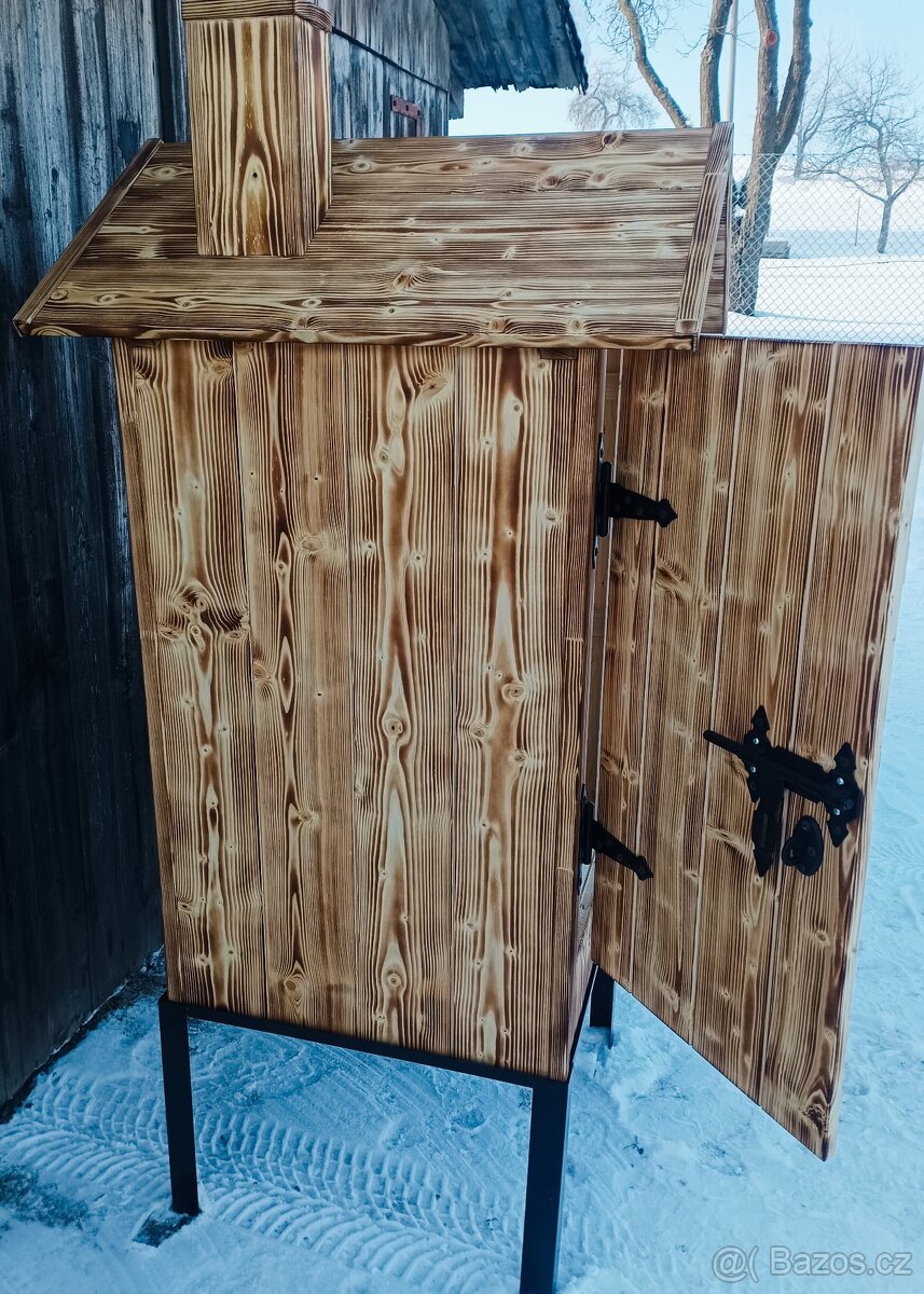 Dřevěné udírna - skladem - 9