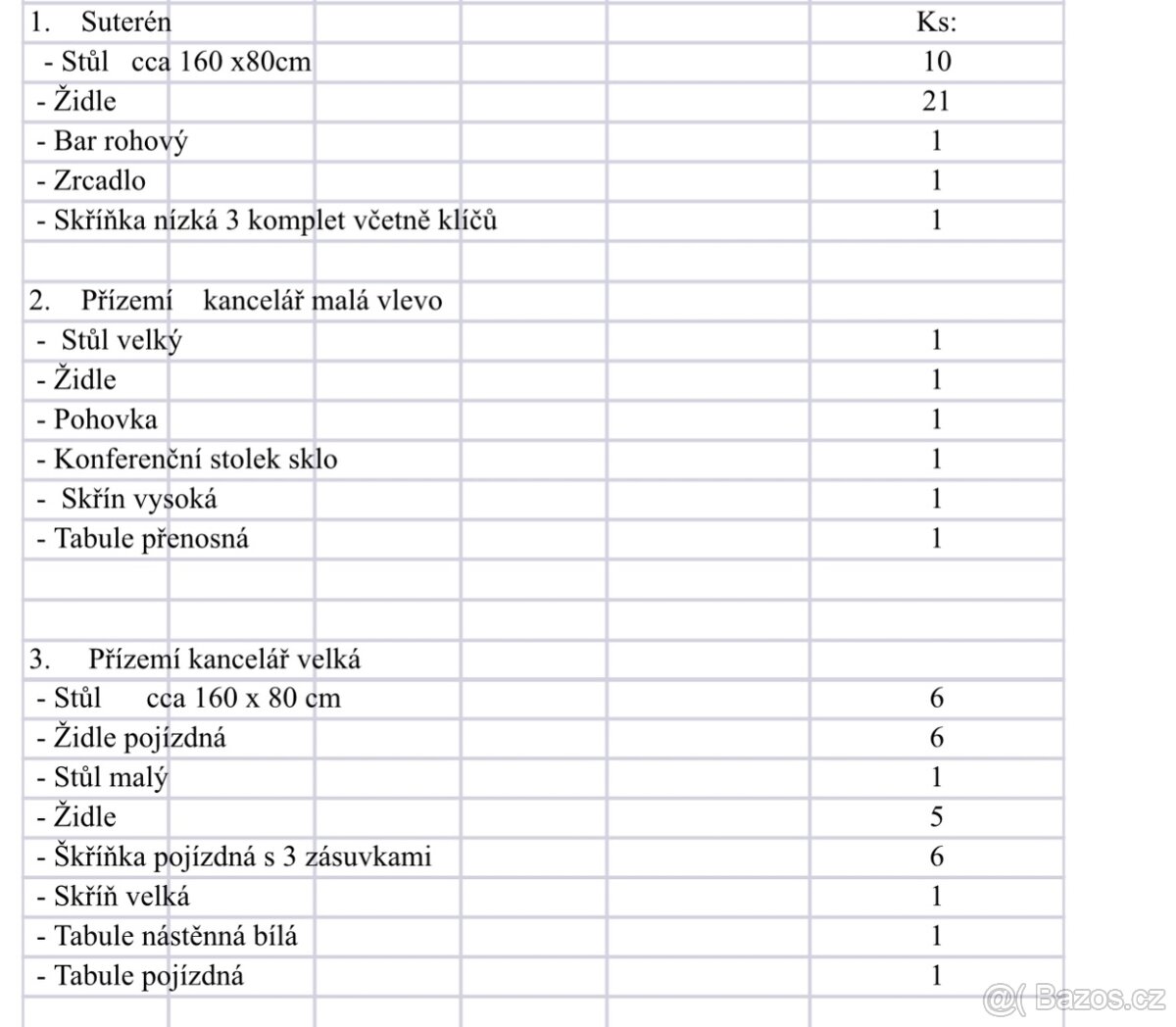 Vybavení kanceláře / stůl / židle / skříně / gauč - 9