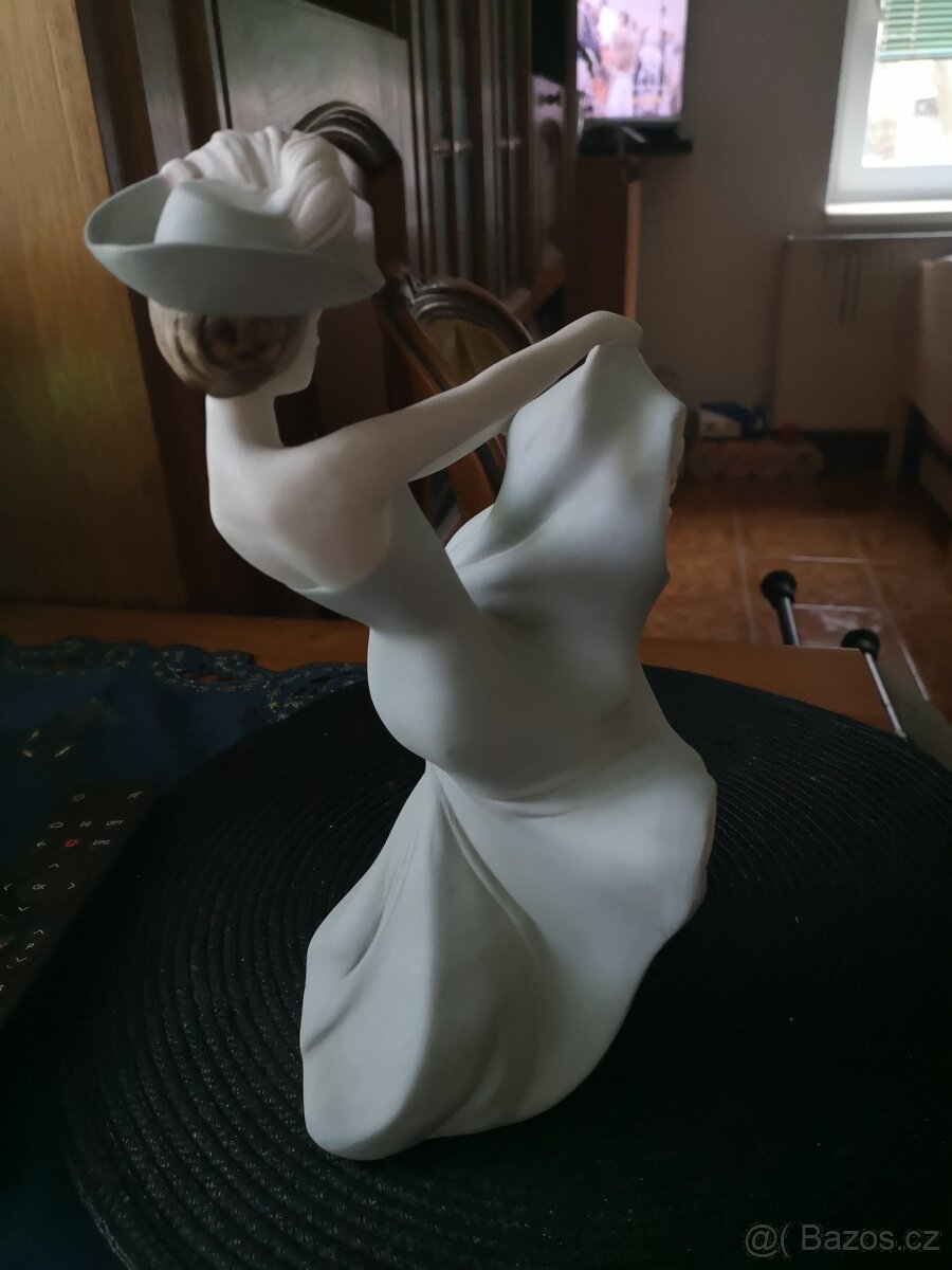 porcelánové sošky DUX v kobaltu - 9