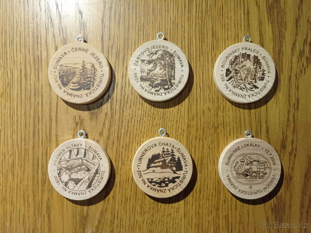 Turistické známky - 80 ks - 9