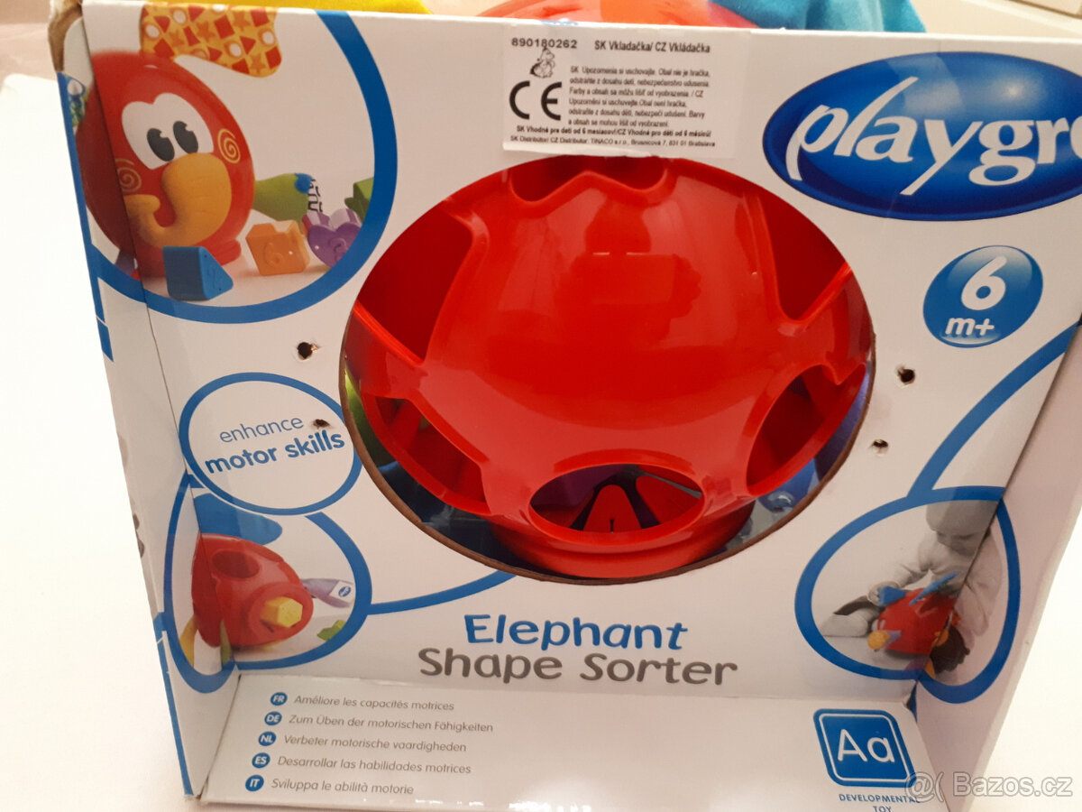 Playgro Vkládací slon s tvary - 9
