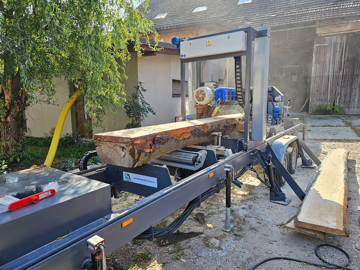 Prodám Mobilní pásovou pilu TP-600 , stav pily jak Nové - 9