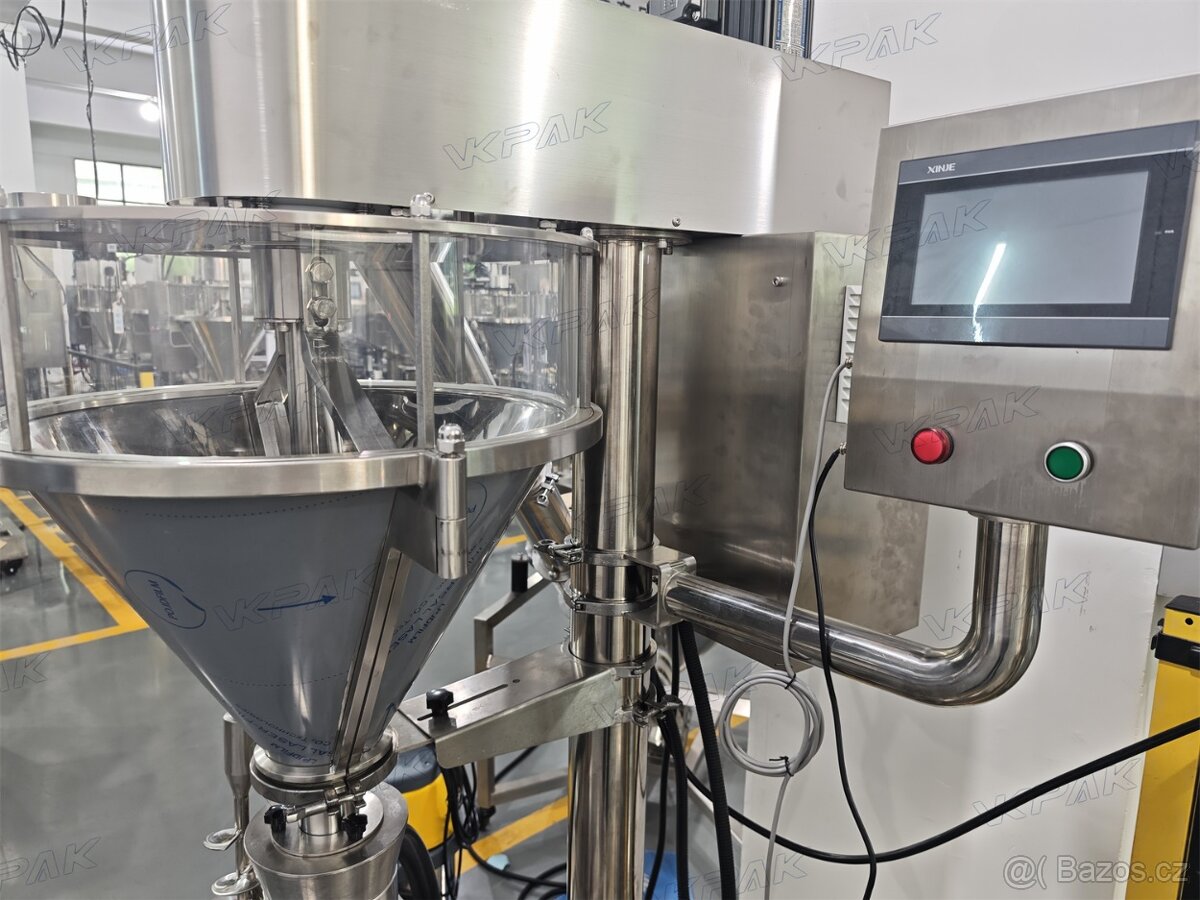 Plnička prášku, balicí stroj na prášek, Šnekový plnicí stroj - 9