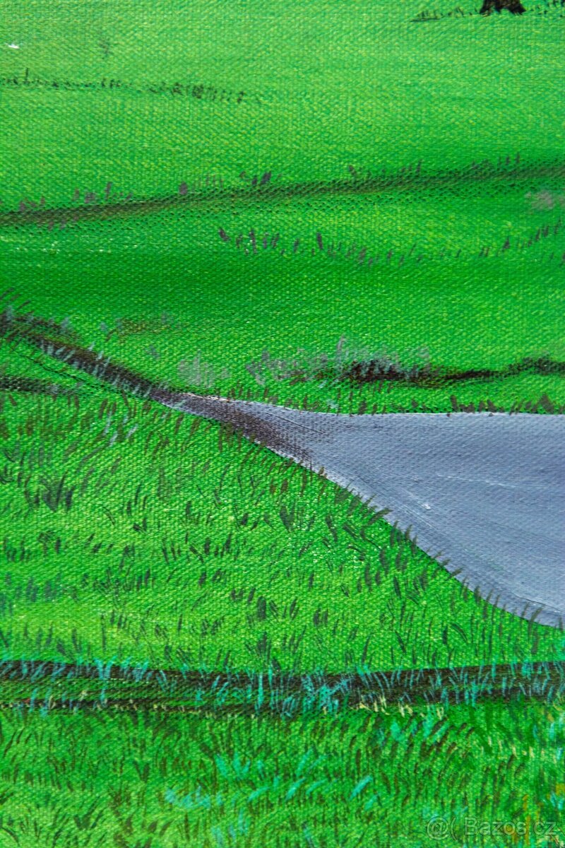 Americké maloměsto, B.Green, olej na plátně, 780 × 630 mm - 9