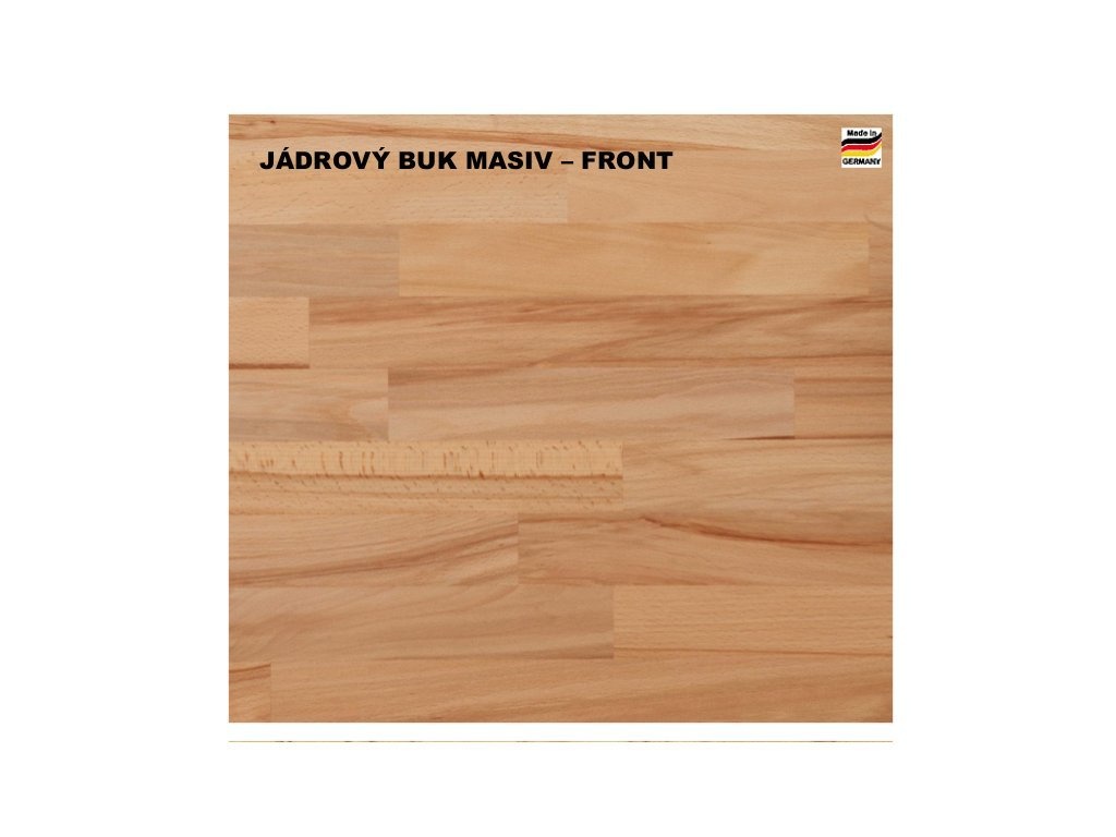 Obývací stěna Stefi - Jádrový buk masiv Germany - 9