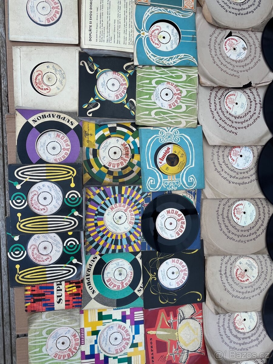 63 ks starších gramodesek – Supraphon – komplet - 9