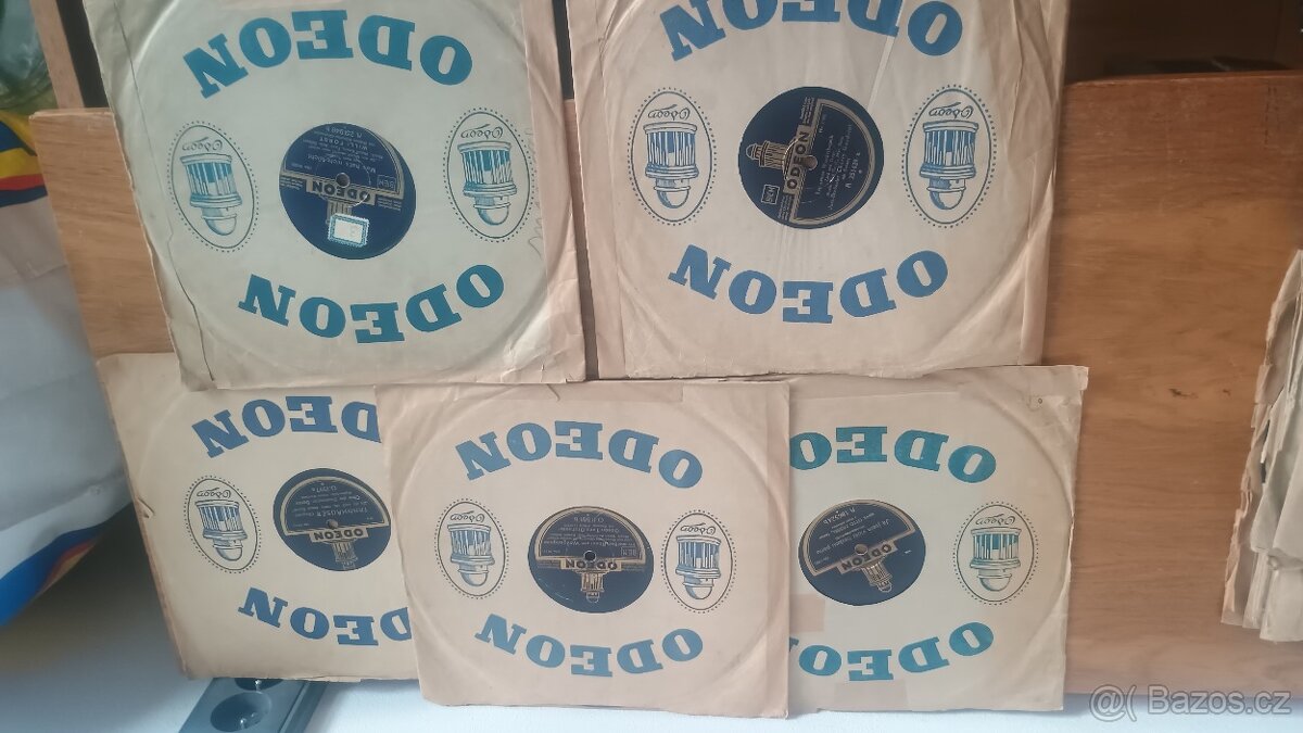 Šelakové gramofonové desky cca 500ks - 9