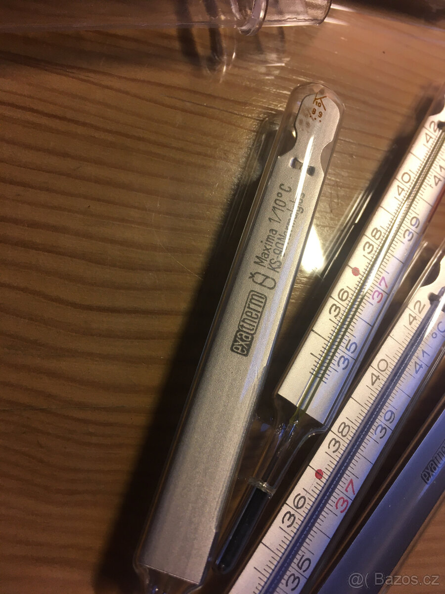 Teploměr lékařský - rtuťový s krabičkou - 9