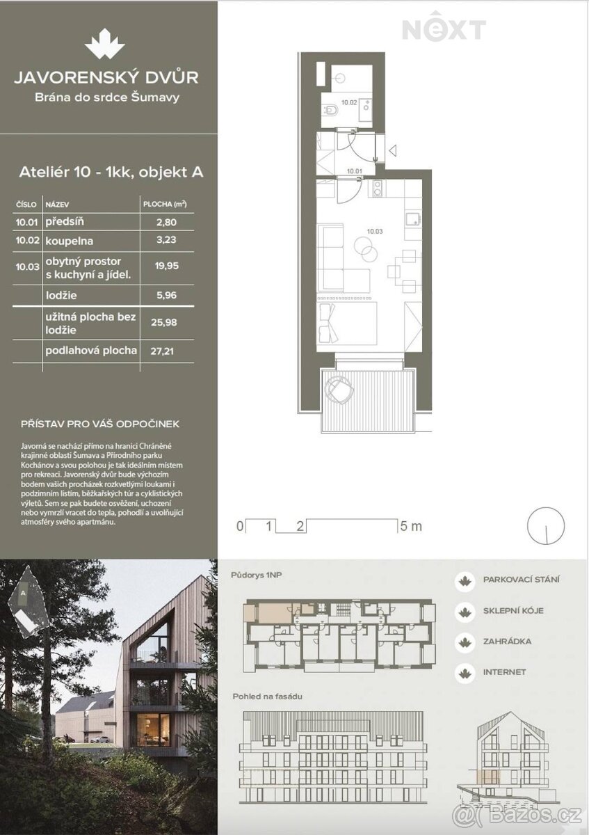 Prodej byt 1+kk, 27㎡ - 9