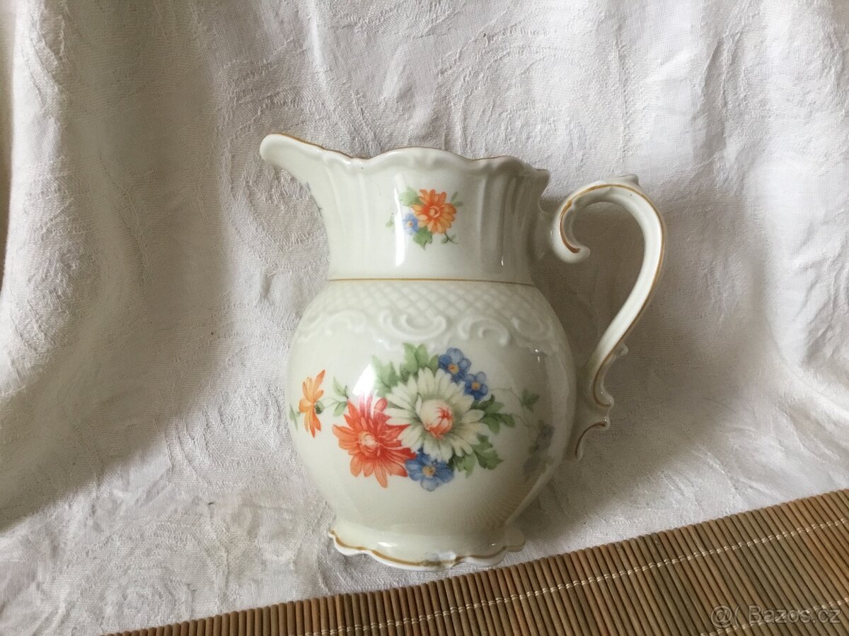 desertni talirek dobovy, dzbanek, velký talir - 9