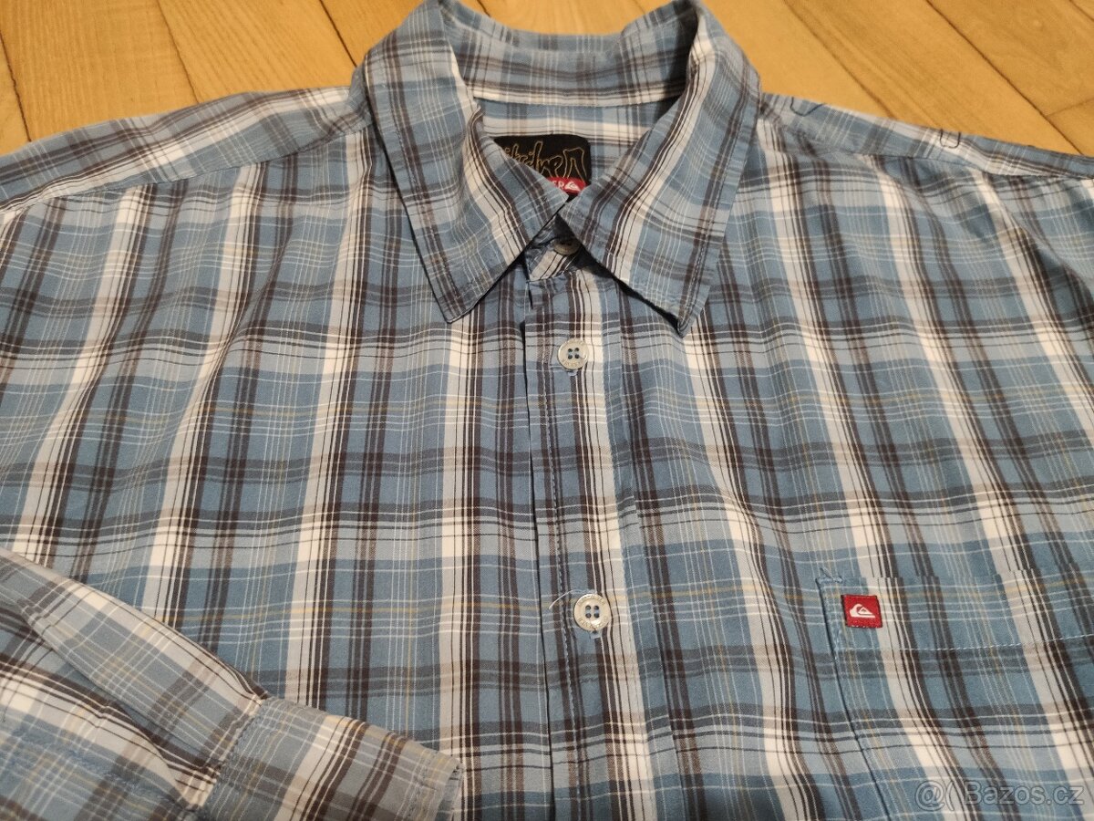Quiksilver pánská kostkovaná košile - 9