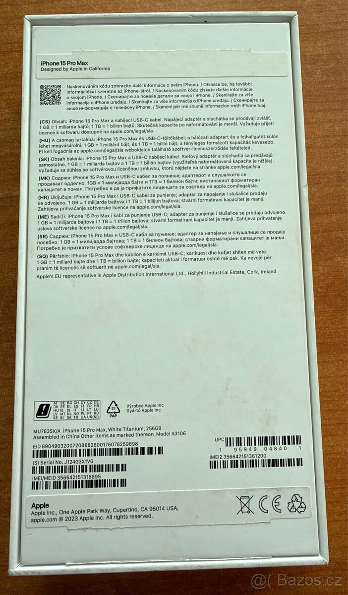 Apple iPhone 15 Pro Max 256 GB – White Titanium – záruka - 9