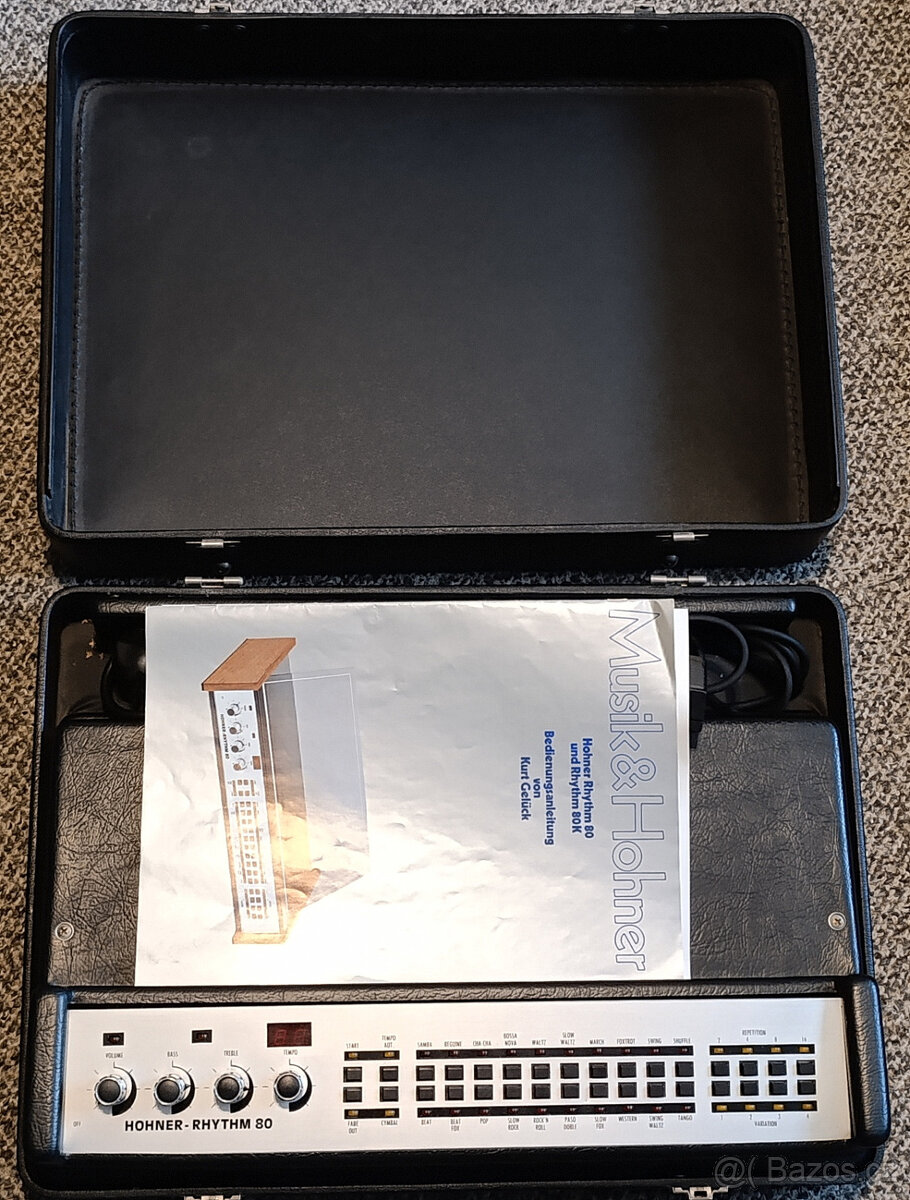 PREDÁM VZÁCNY VINTAGE BICÍ AUTOMAT HOHNER RHYTM 80 1977 - 9