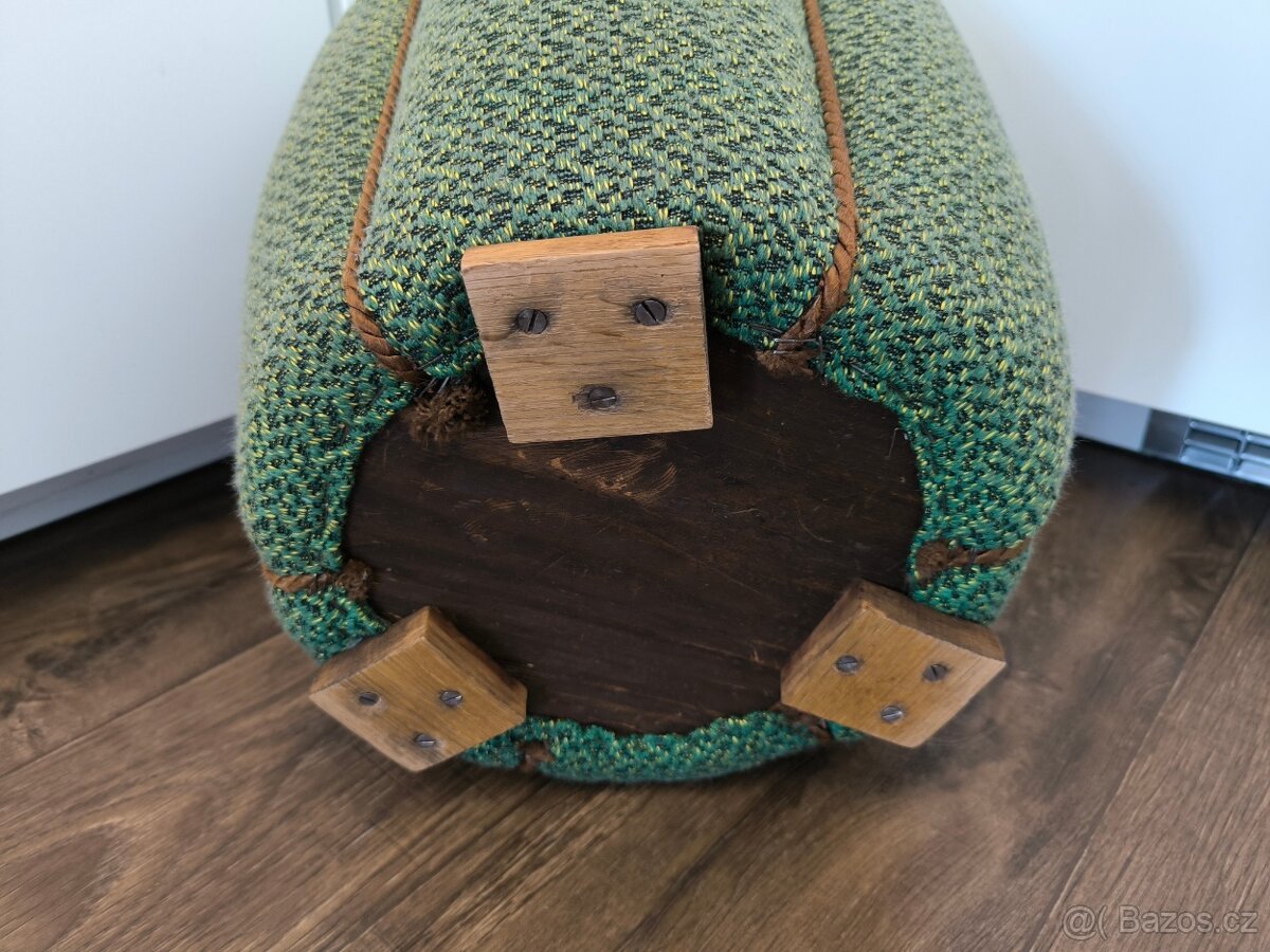 Art Deco taburet "Tulipán" - Jindřich Halabala č.2 - 9