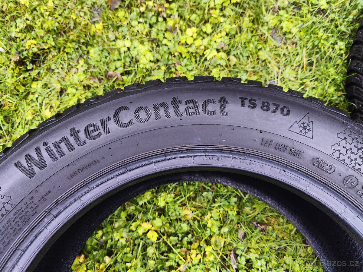 Zimní pneu-sada 205/55 R16 Continental TS870, 8mm, DOT3523 - 9