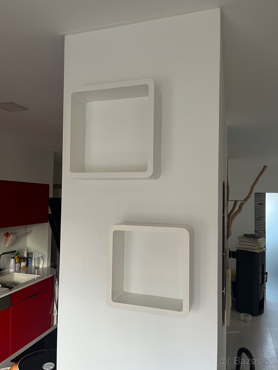 Sada 4 čtvercových polic - 9