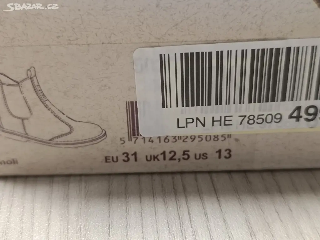 Nove dětské kožené boty Bisgaard, vel. 31 - 9