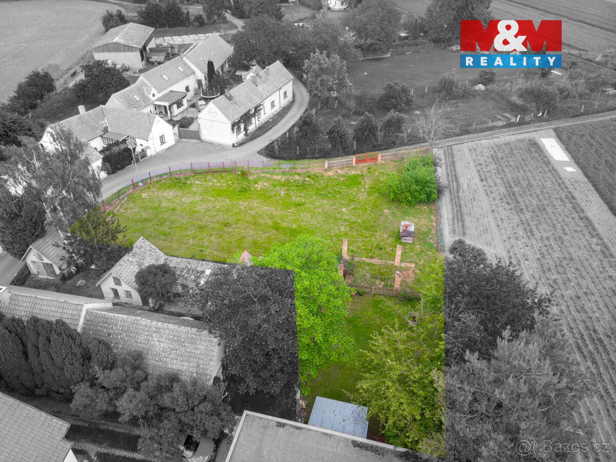 Prodej pozemku k bydlení, 1089 m², Hostěnice u Brozan - 9