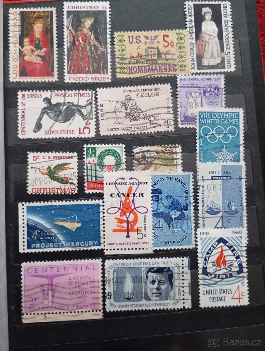 Album známek USA. - 9