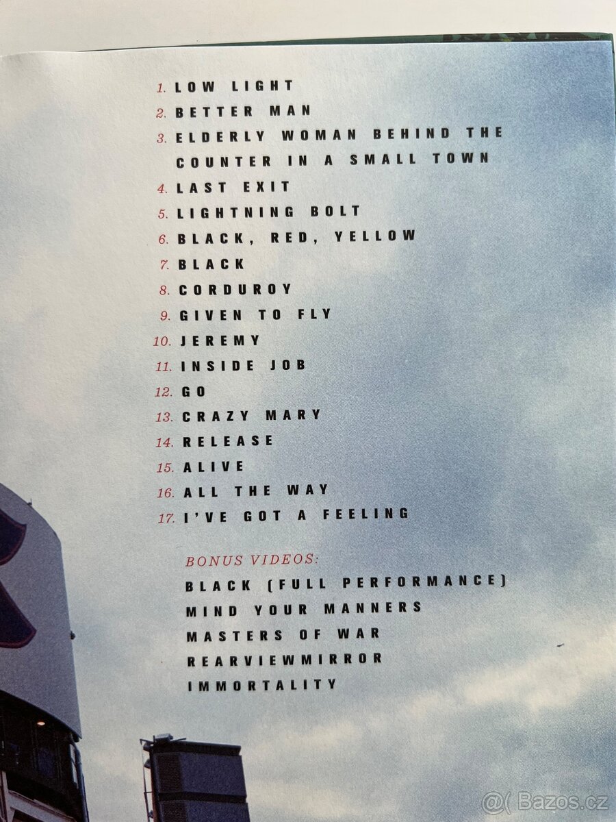 Pearl Jam - let’s play two CD+DVD - 9