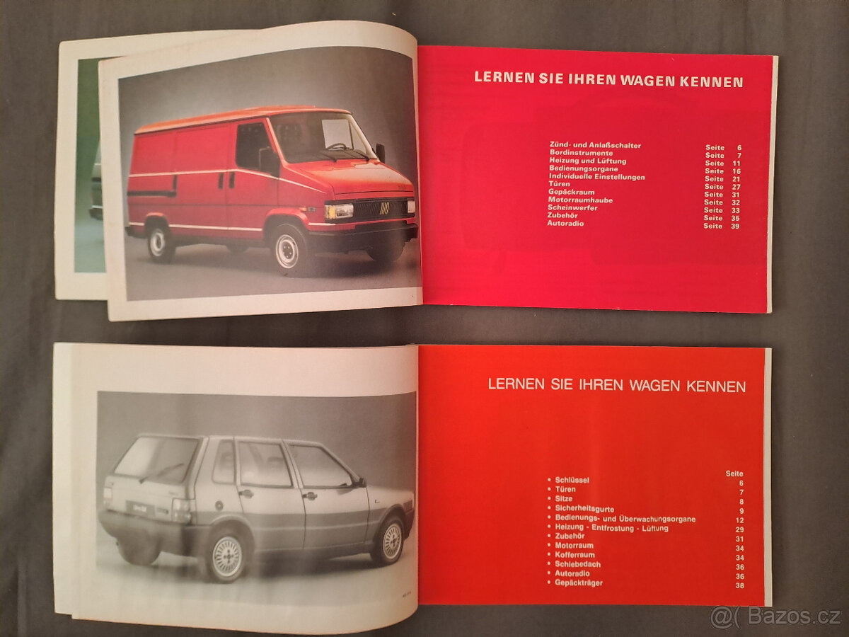 Škoda, Praga, Ford, Fiat, ZIL originální katalogy a příručky - 9