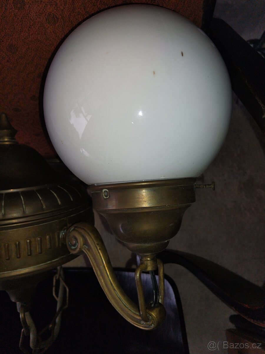 Starožitný lustr ve velmi zachovalém stavu.. - 9