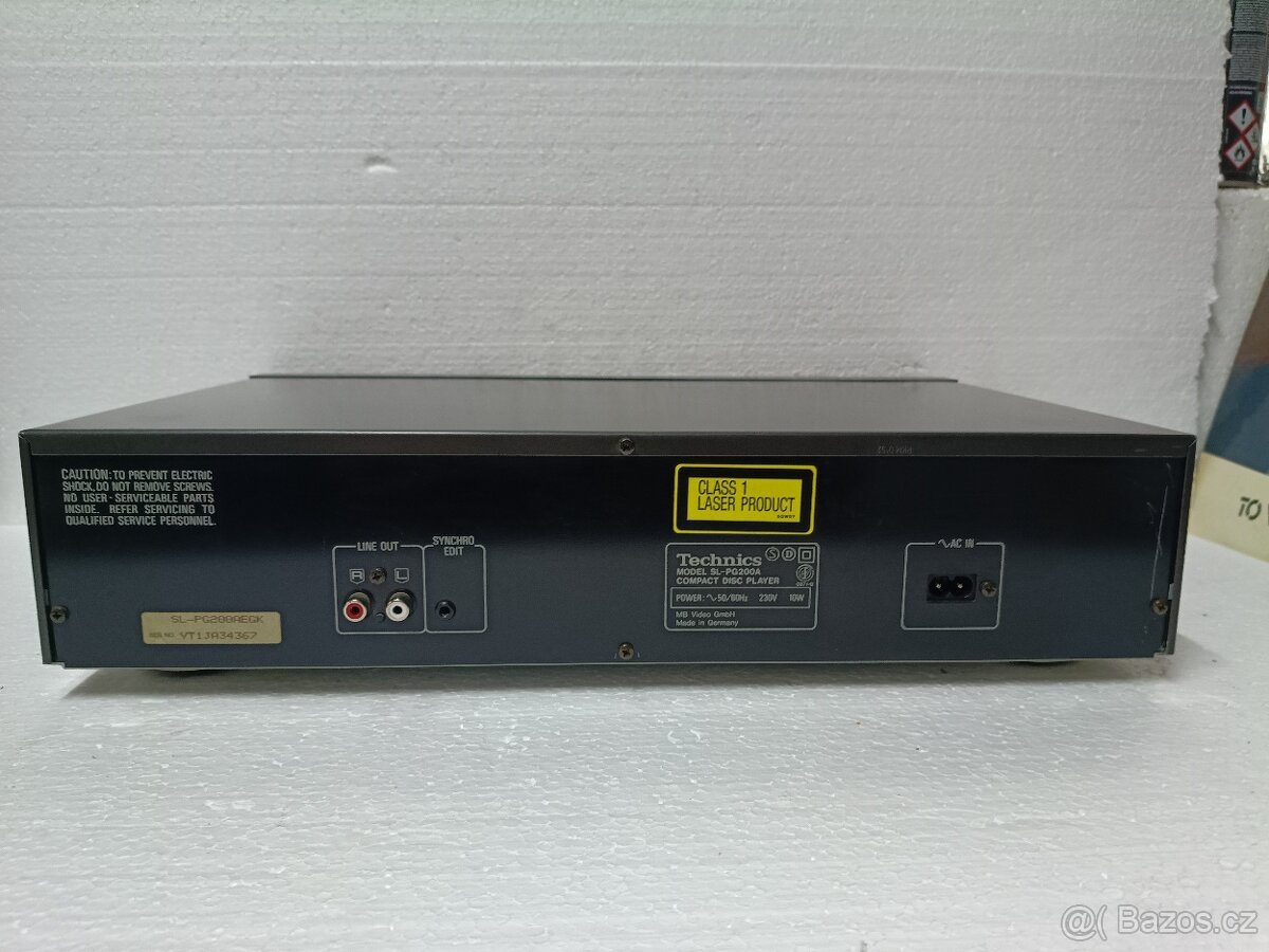 Technics SL-PG200A přehrávač kompaktních disků 91 - 9