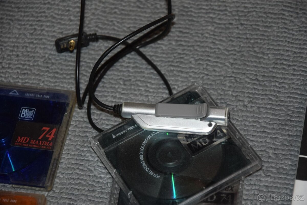 Minidisc SHARP MD-SR70, media,manual, příslušenství - 9