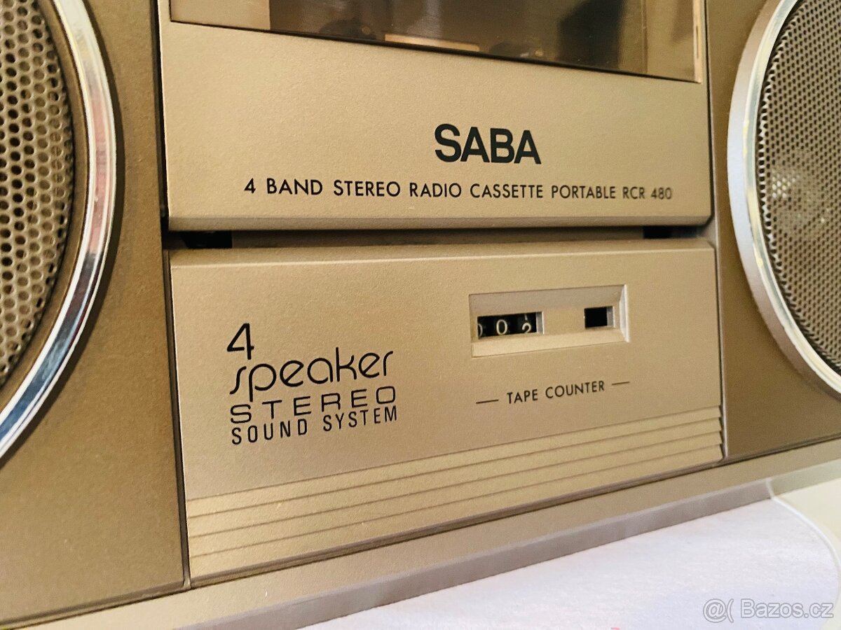 Radiomagnetofon Saba RCR 480, rok 1983 - 9