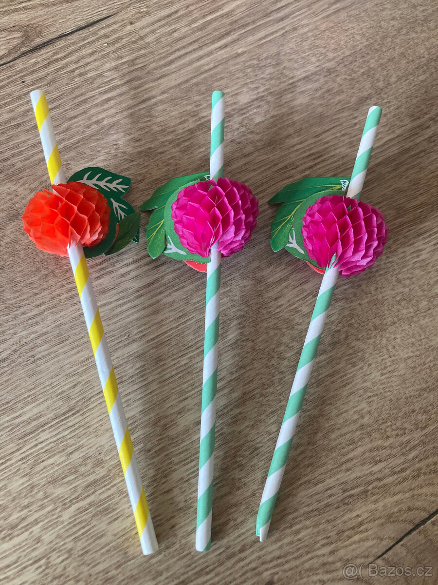 odzoby na poháry, brčka, paraplíčka,.. - 9