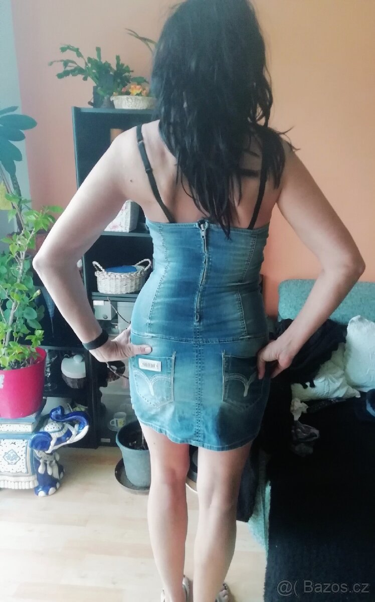 Džínové značkové šaty, Lois, v. M, Španělsko - 9