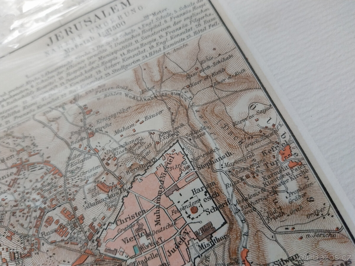 Mapa Palestiny z r. 1897 - 9