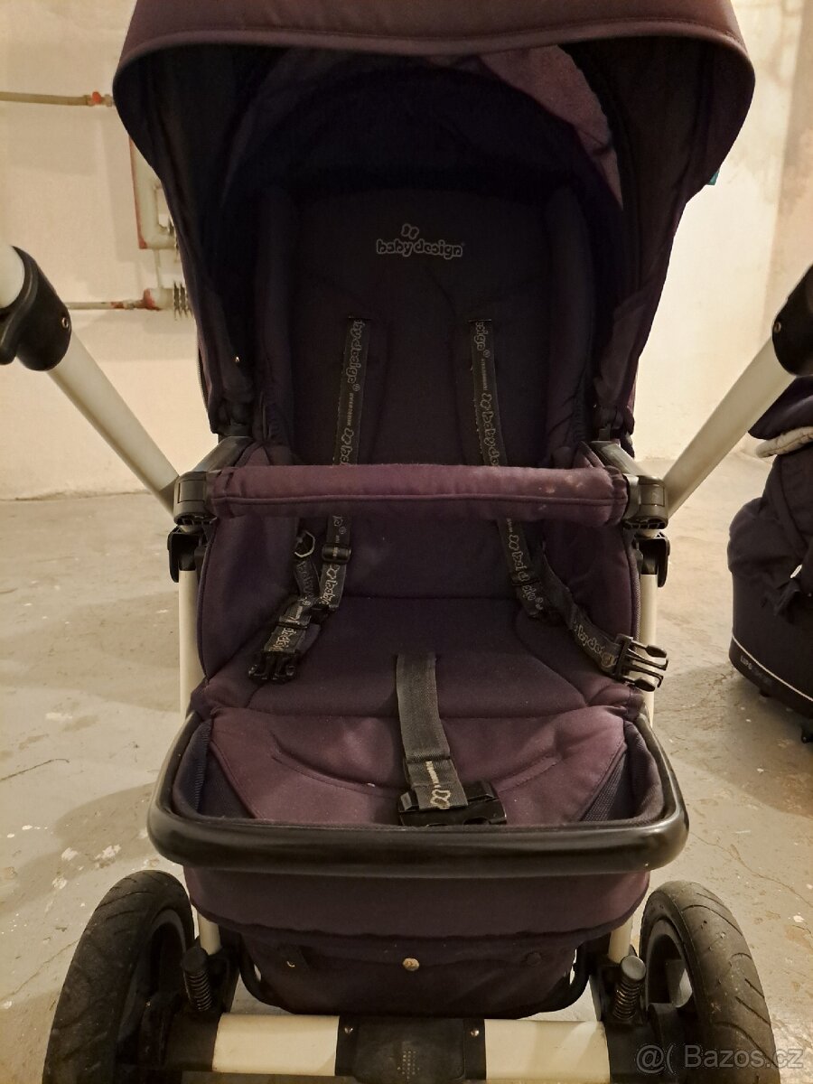 Kočárek trojkobinace Babydesign - 9