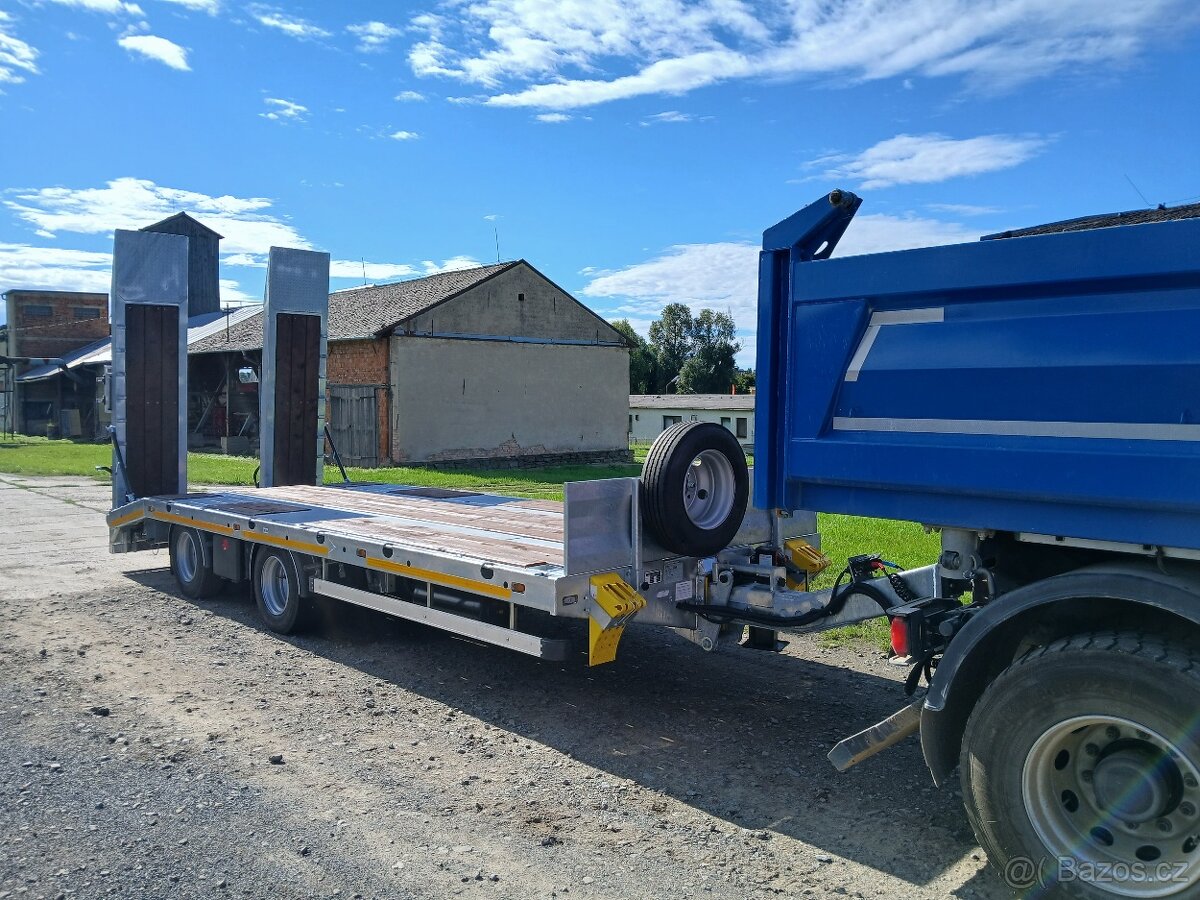 Přívěs na kompresor, vrtná souprava, harvestor, bagr, - 9