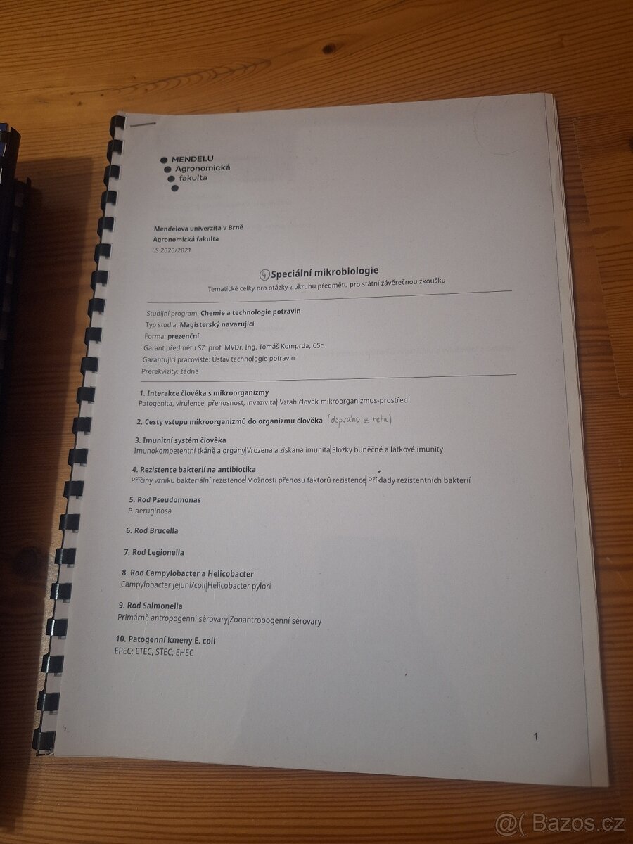 Materiály ke státnicím Mendelu - 9