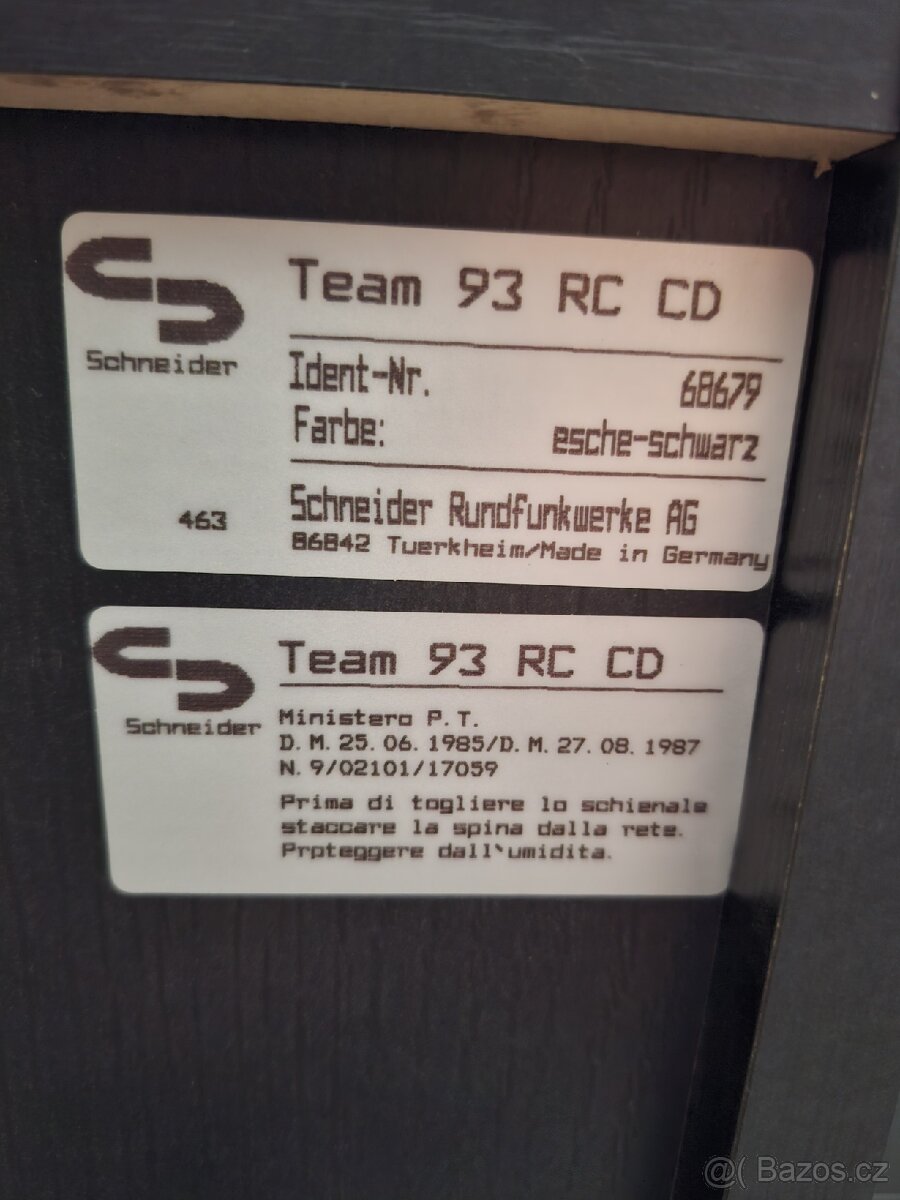 Stereo systém Schneider Power Pack SPP 93 RC CD - 9