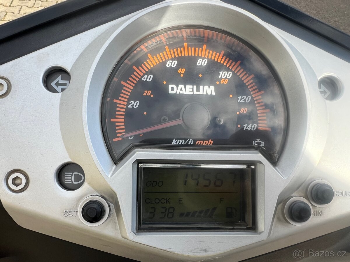 Daelim Otello Fi 125,pravidelný servis,nová STK,bez investic - 9