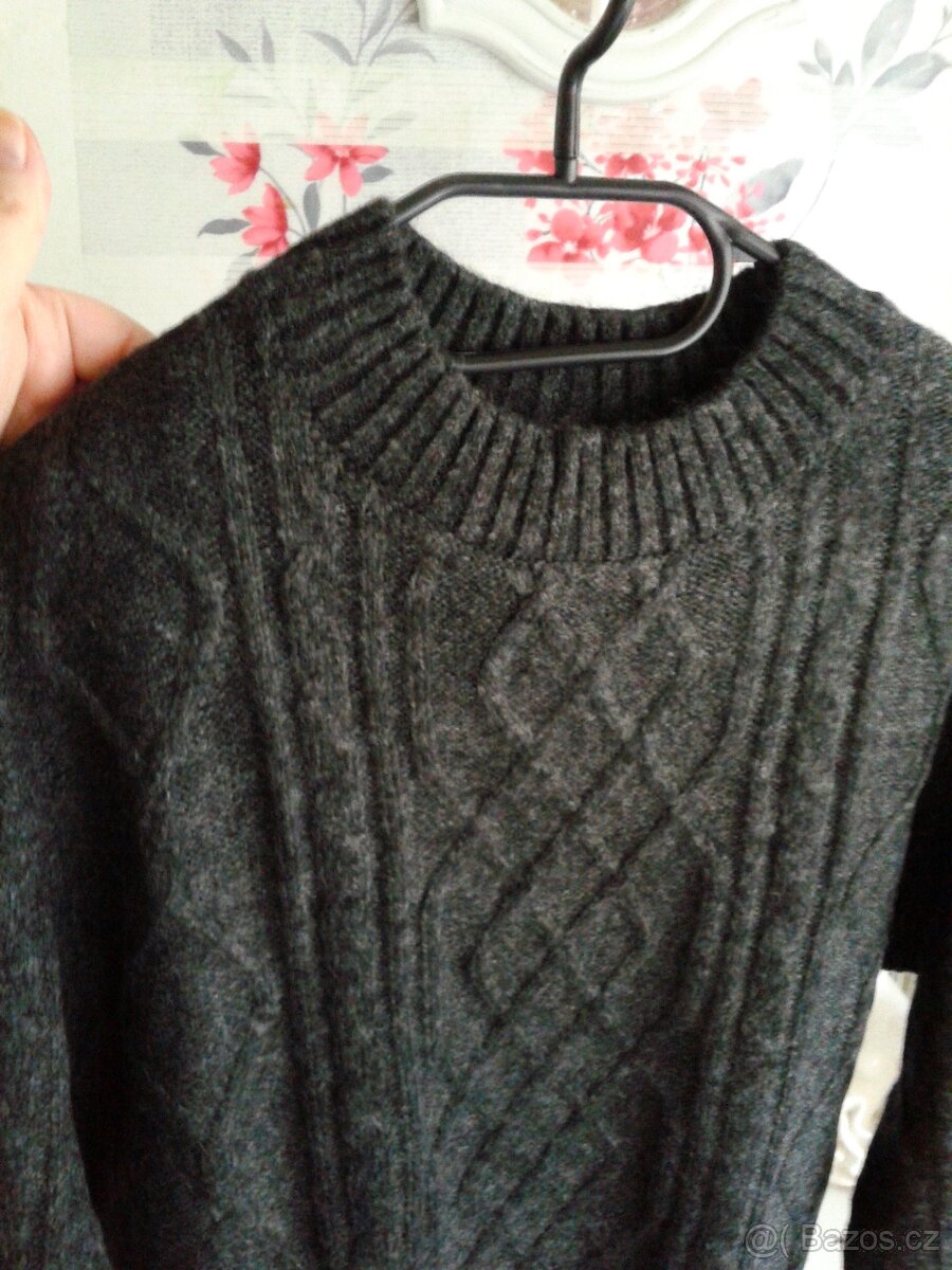 Teploučké pletené šaty 40/42 - 9