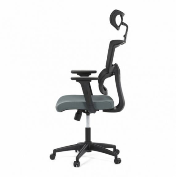 Nabízím Kancelářská židle, houpací mechanismus, šedá síťovin - 9