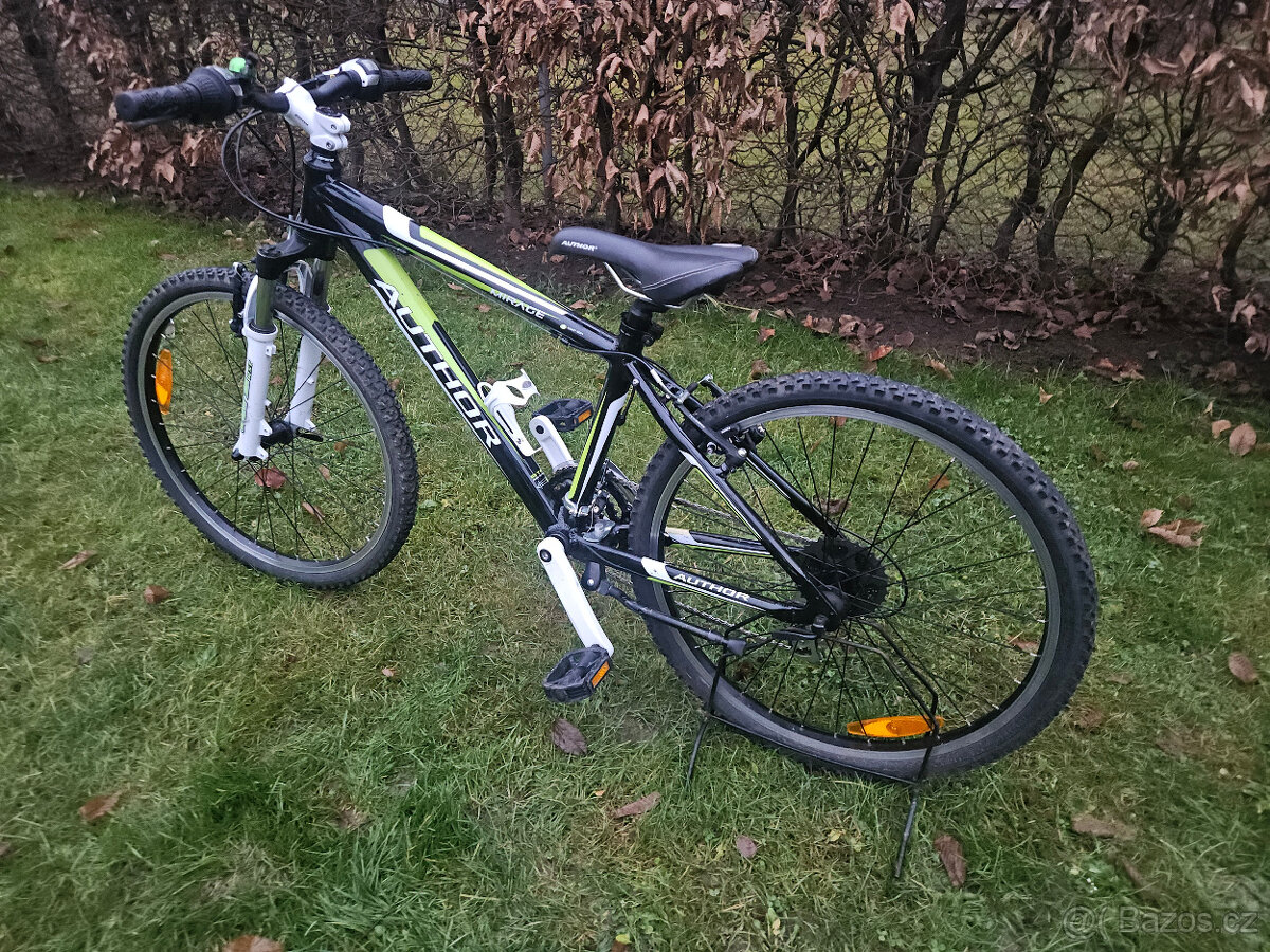 24" horské hliníkové kolo AUTHOR, rám 14" ...24 převodů - 9