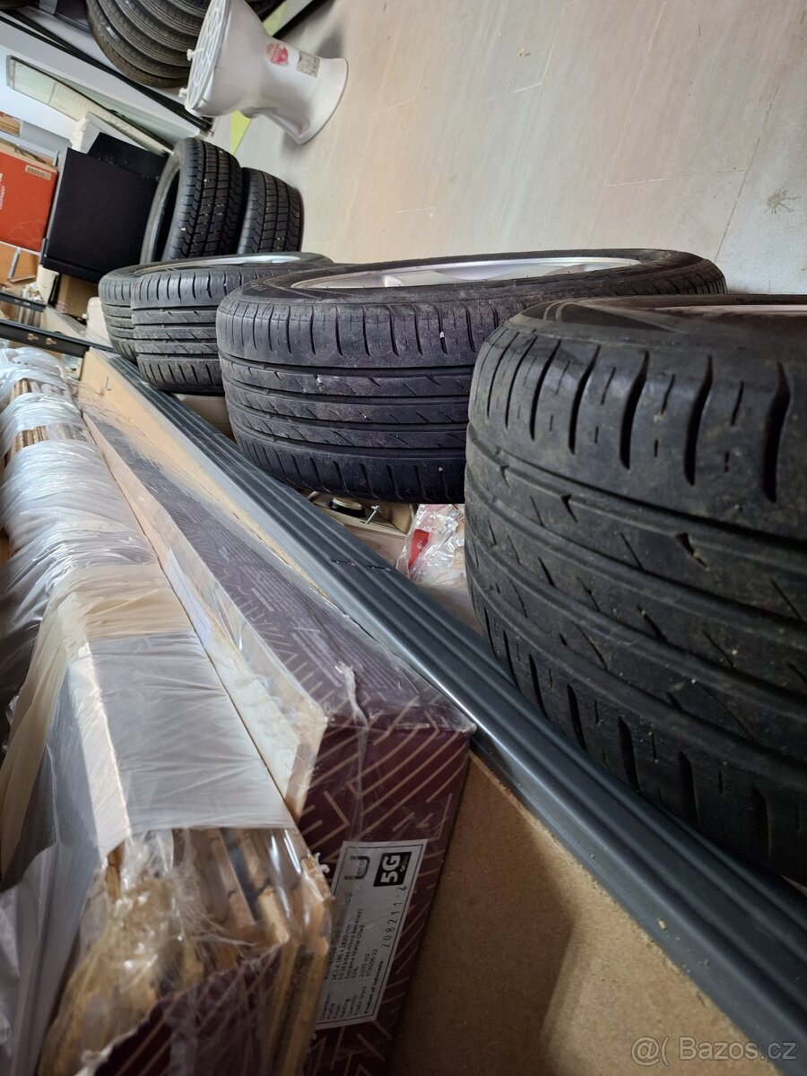 Alu kola 5x112 215/55r16 Letní - 9