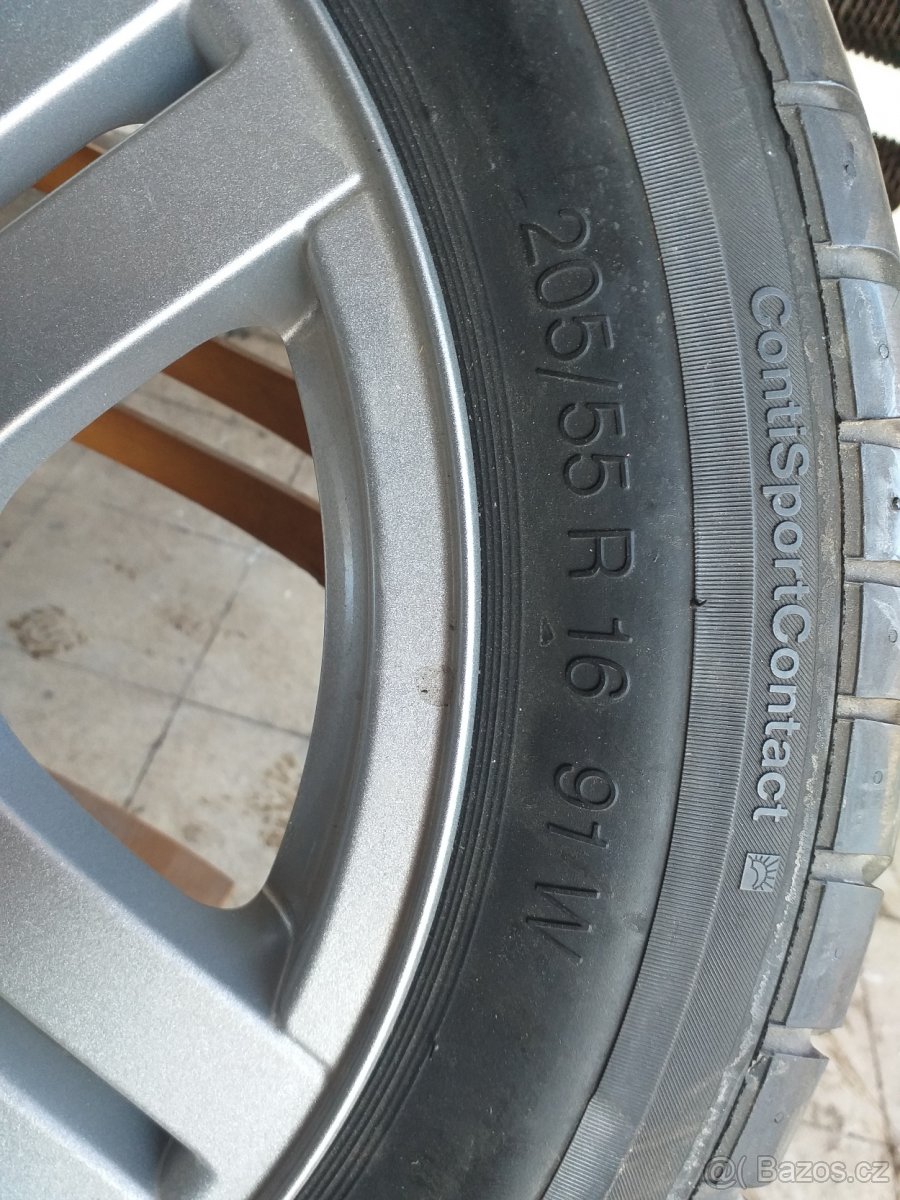 NOVÁ REZERVA PLNOHODNOTNÁ LITÉ KOLO R 16 VEL 205/55 - 9