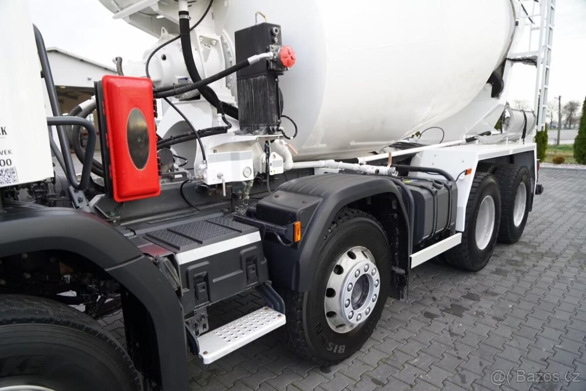 SCANIA P 410 XT 8x4 domíchávač PUTZMEISTER 9cbm - 9