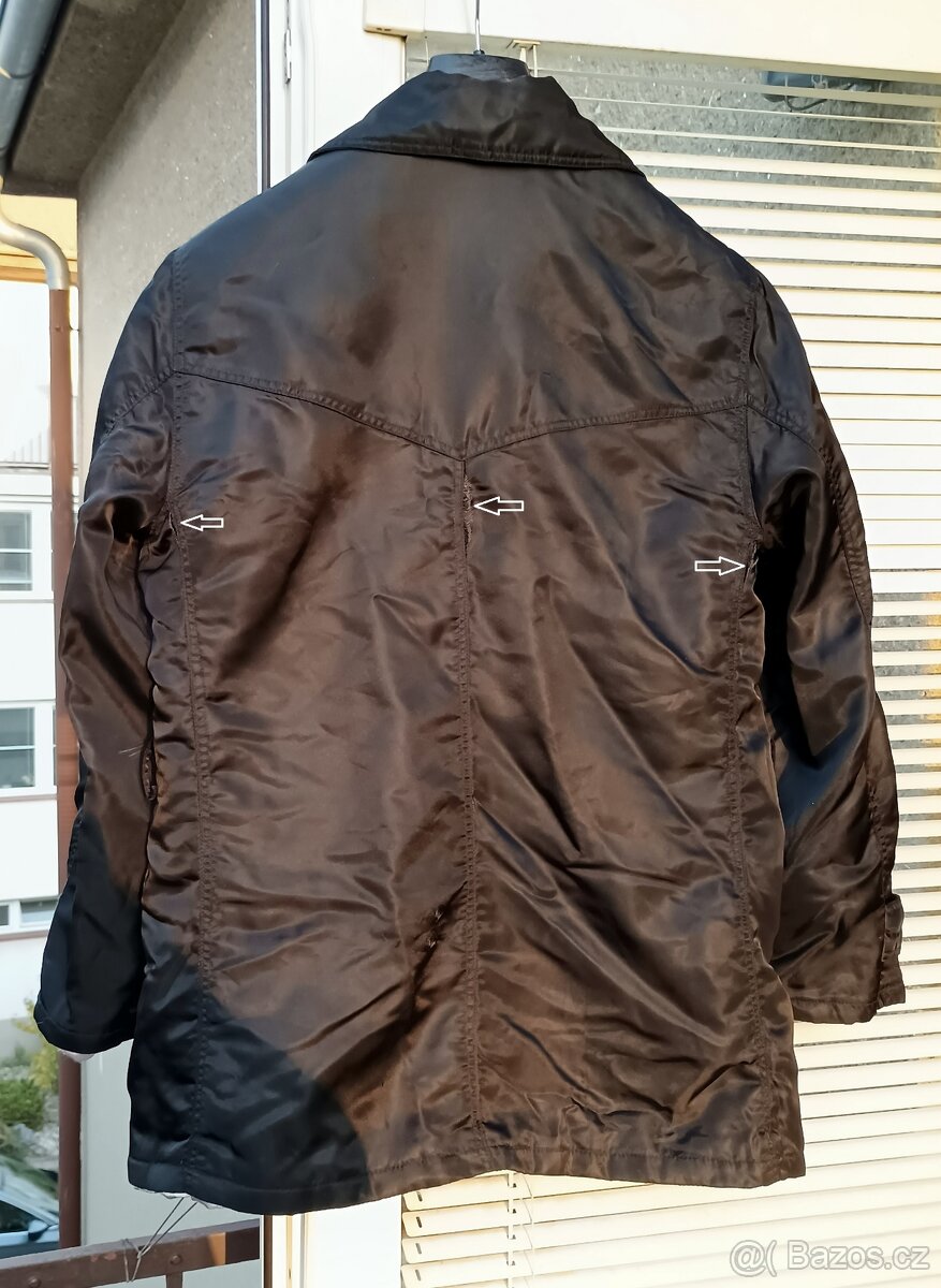 Luxusní kabát Dakota Dark Black - 9