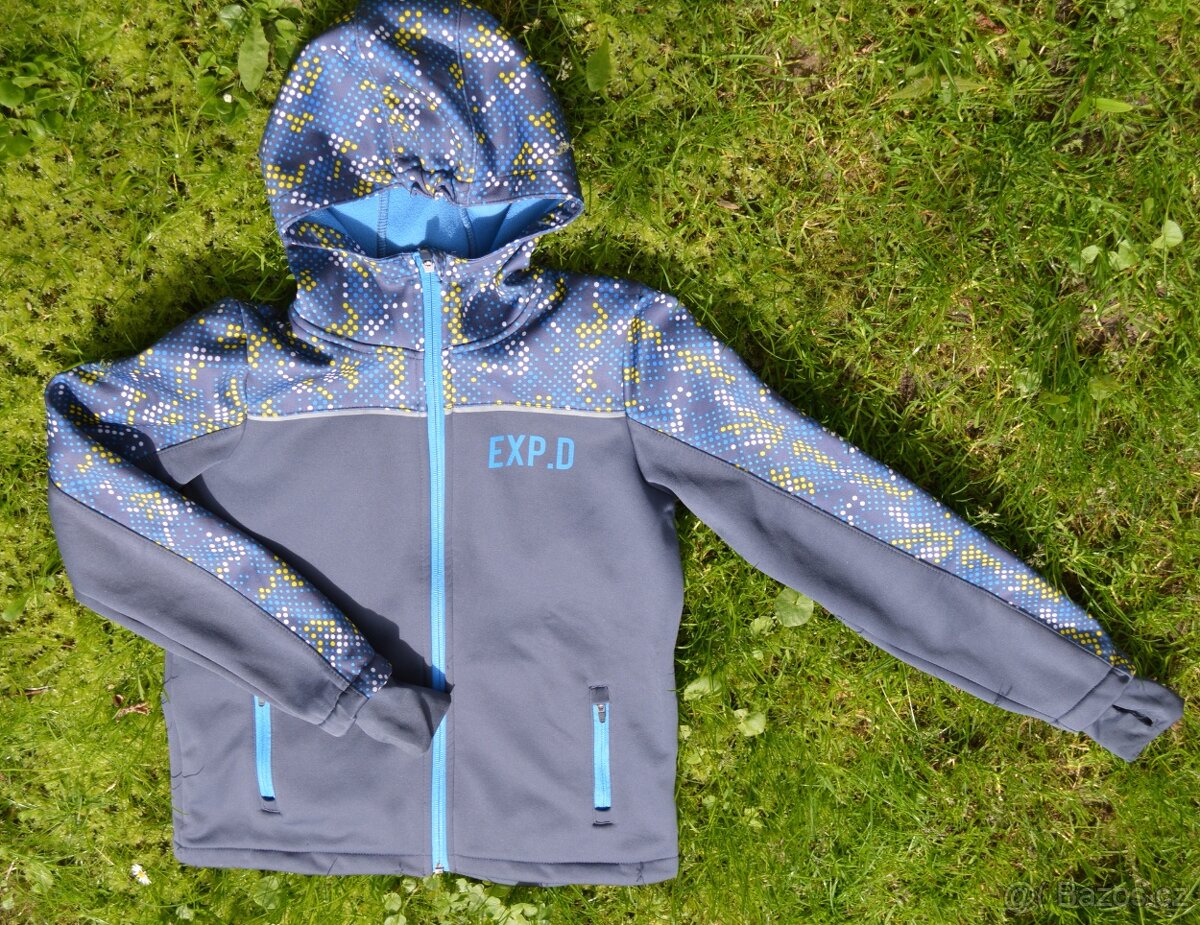 Chlapecká softshellová bunda vel. 146/152 - lehce zateplená - 9