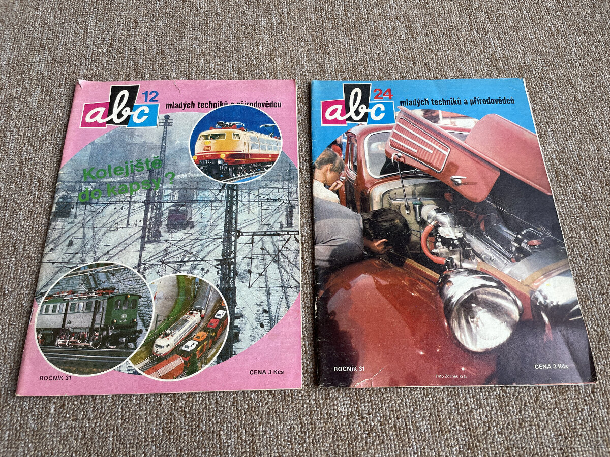 Časopisy ABC - nekompl. ročníky 26,27,29,30,31,32,33,34,36 - 9