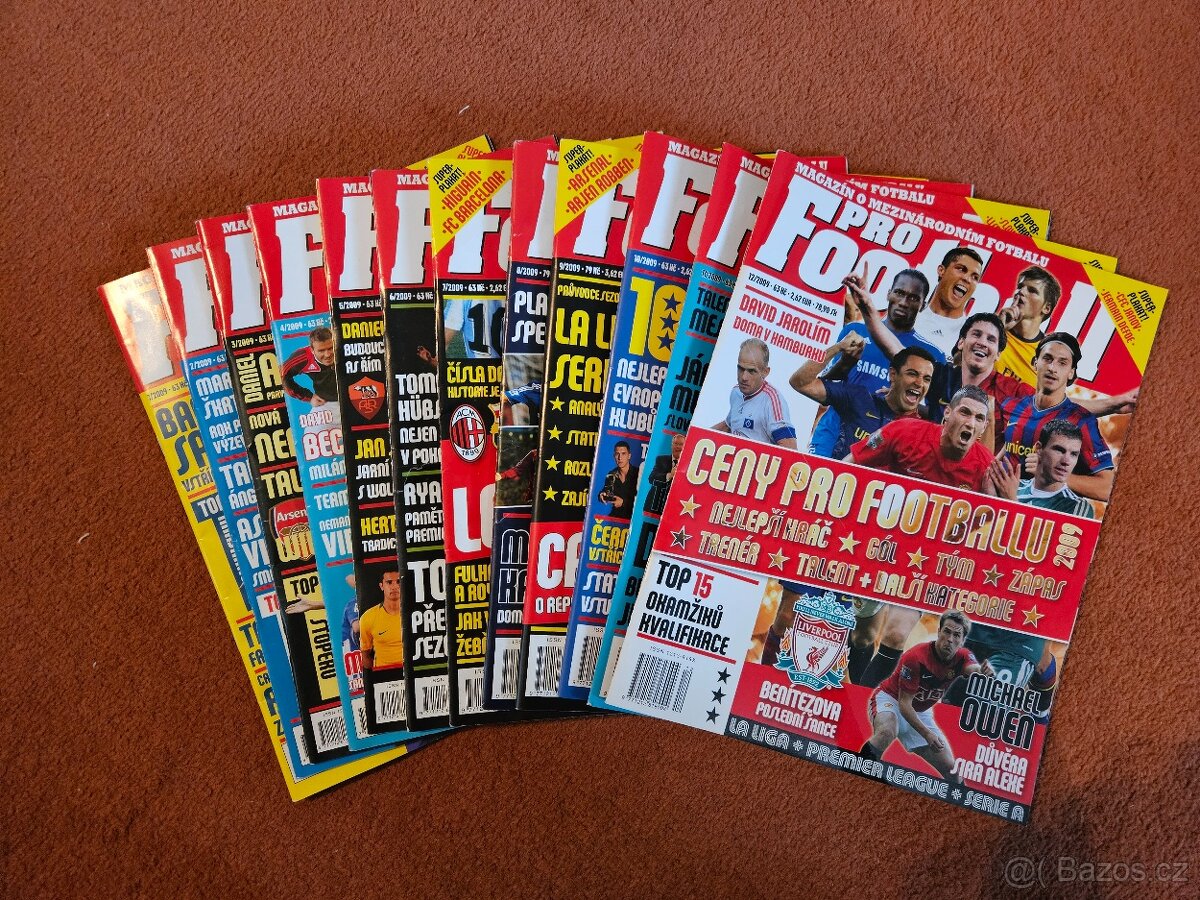 Časopisy ProFootball, Hattrick, ročenky, plakáty - 9